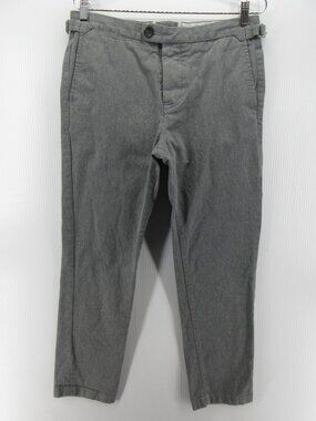 Proper Cloth Pants 30X27 Chino Side Tabs Button Fly Trousers Casual
